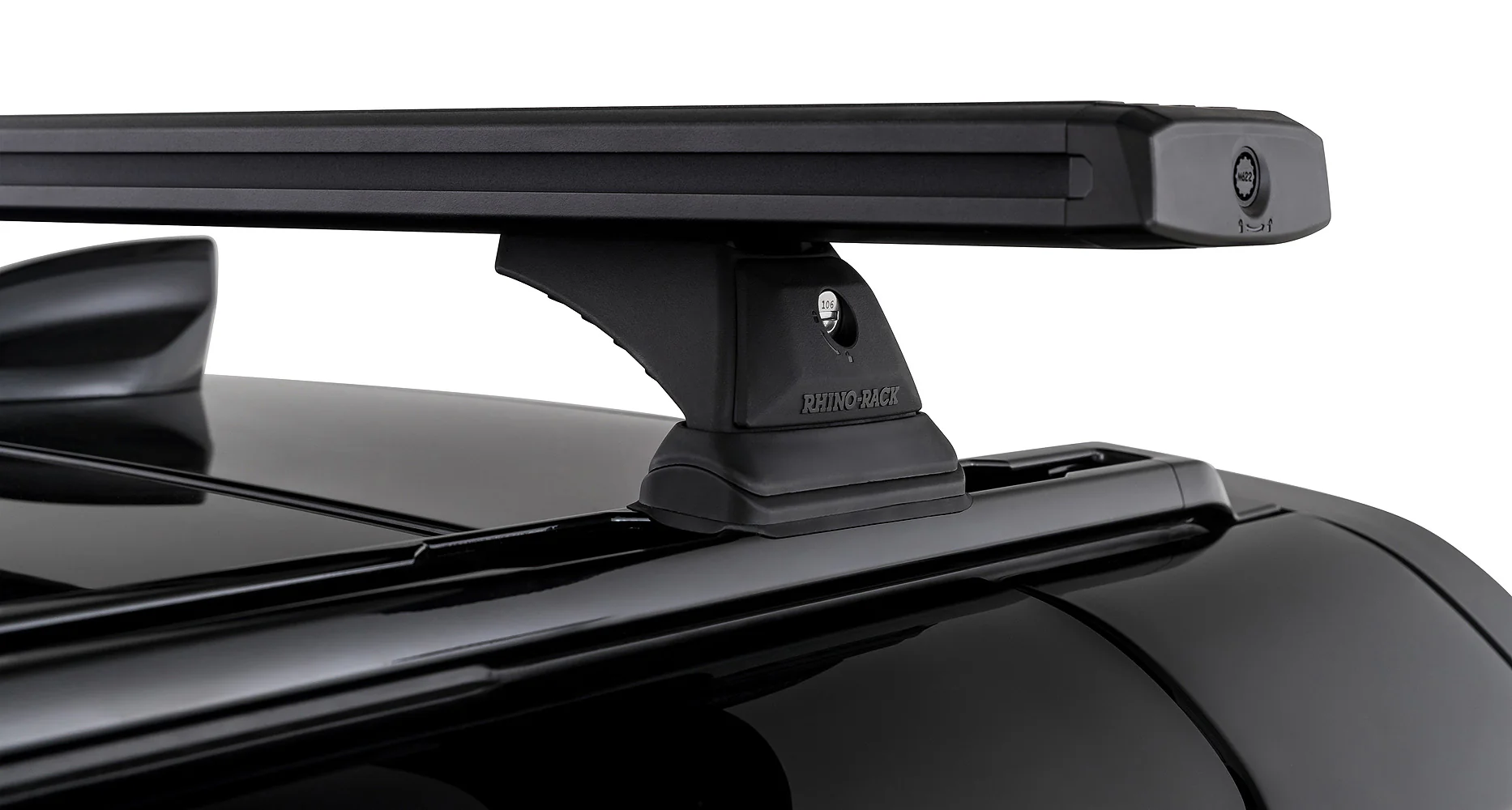 Kit 2 barres de toit noire 1260mm - Reconn-Deck Land Rover Defender II 90 L663 2021+ - RHINO-RACK - Image 9