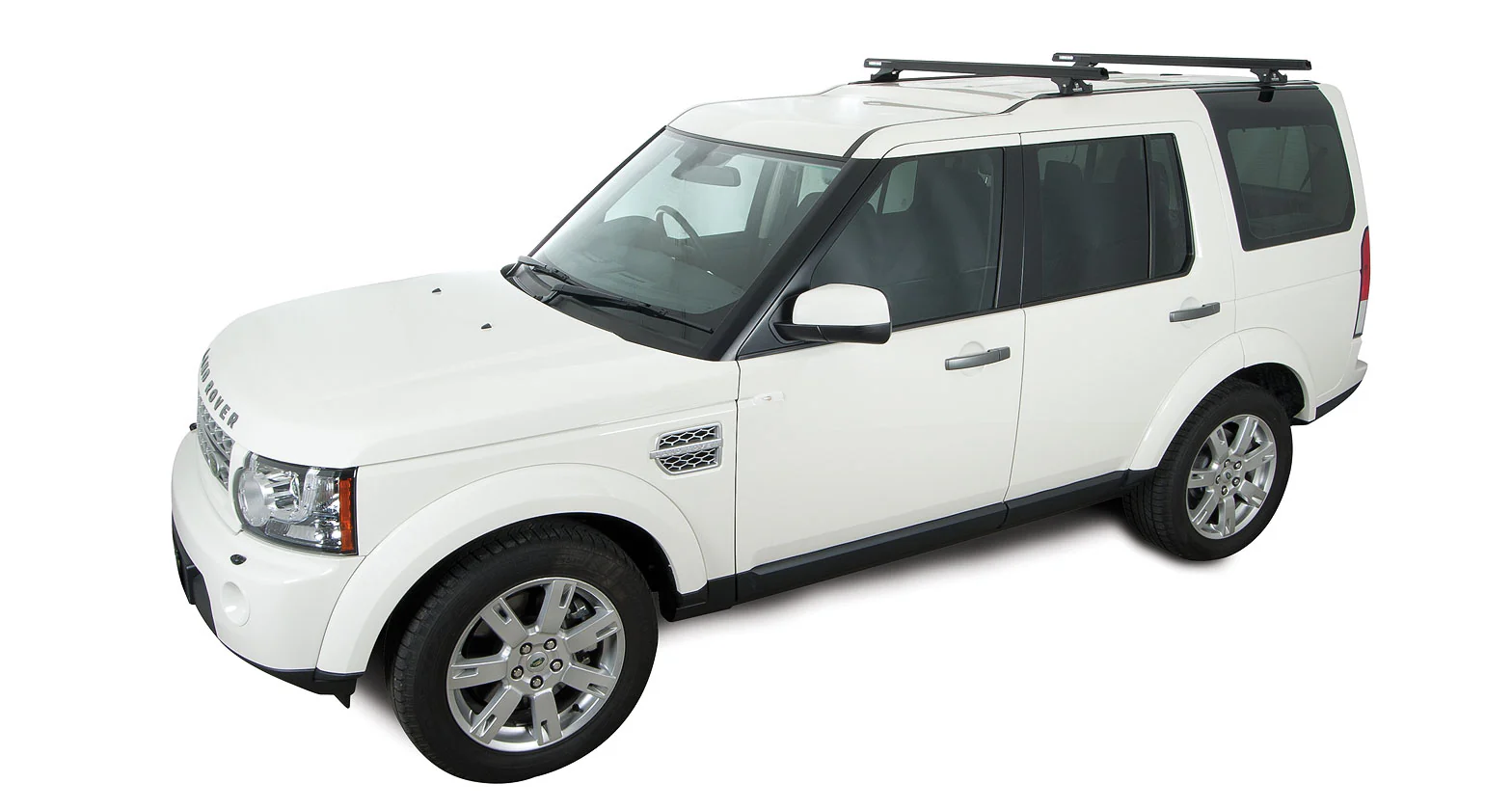 Kit 2 barres de toit noire 1375mm Heavy Duty RLTP Trackmount Land Rover Discovery 3 & 4 2005-2017 - RHINO-RACK - Image 3