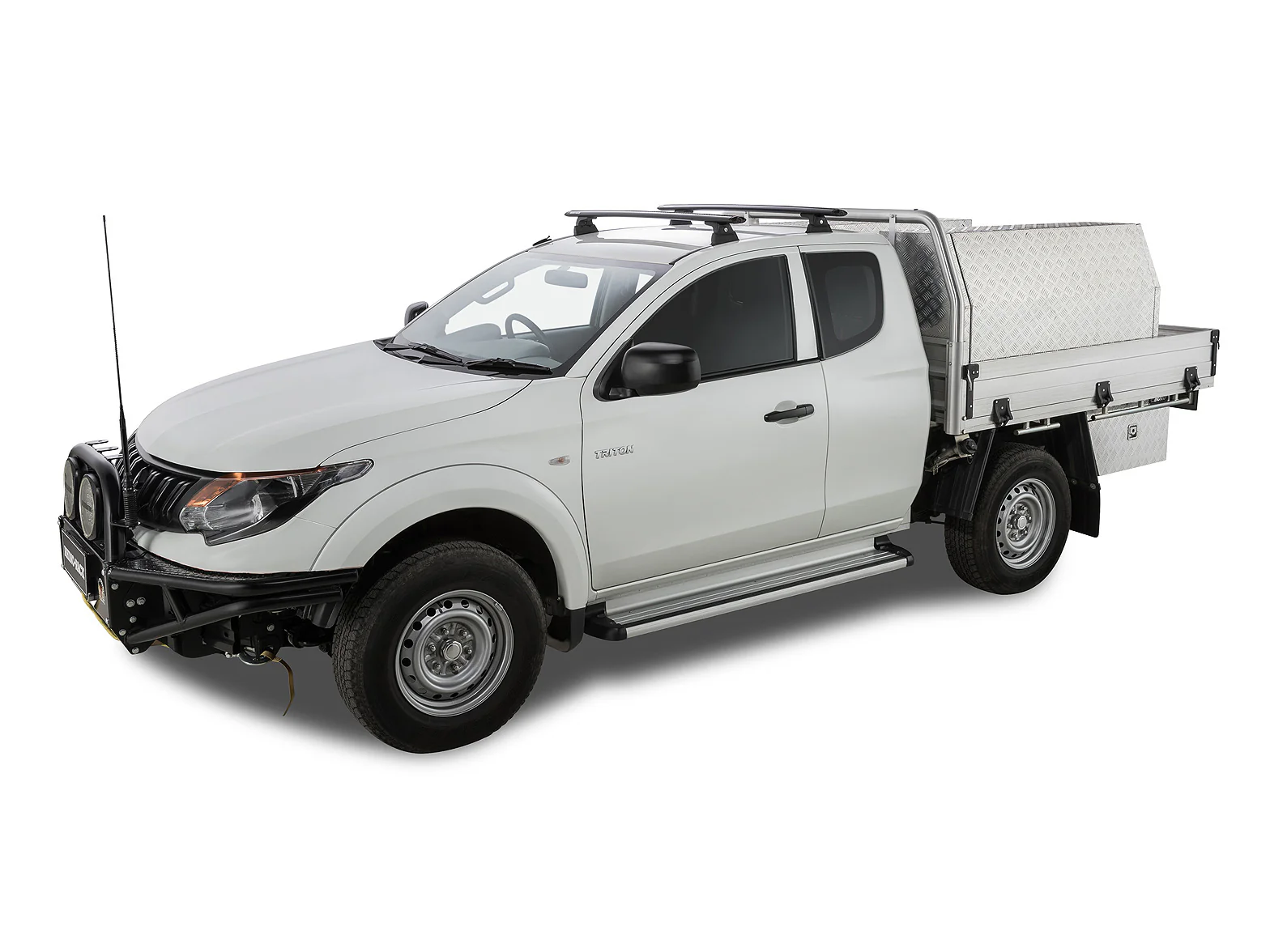 Kit 2 barres de toit Sportz 1260mm Mitsubishi L200 Double & Extra Cab 2015-2024 - RHINO-RACK - Image 4