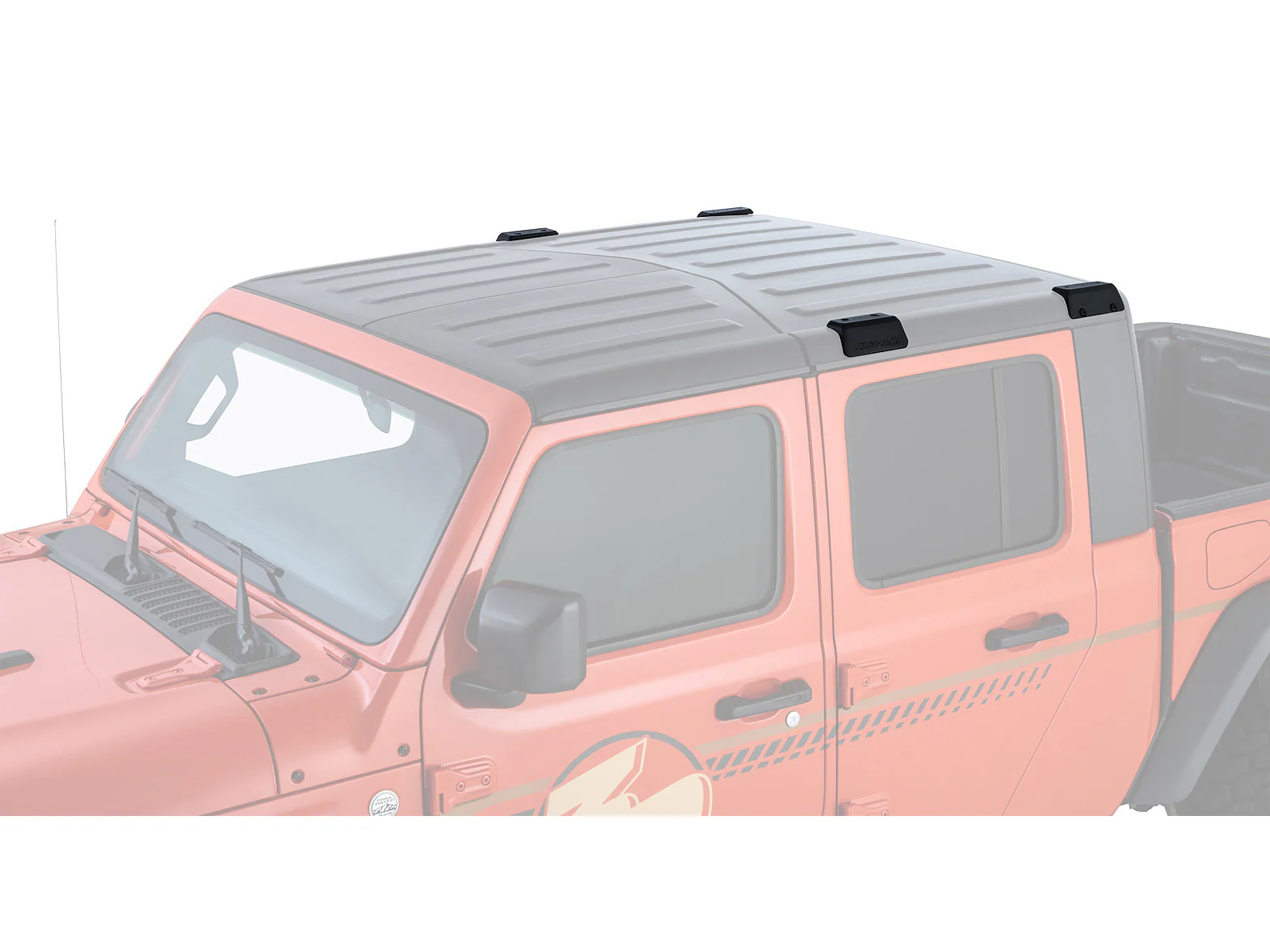 Kit 2 barres de toit Sportz 1500mm Jeep Gladiator JT 2020+ - RHINO-RACK - Image 4