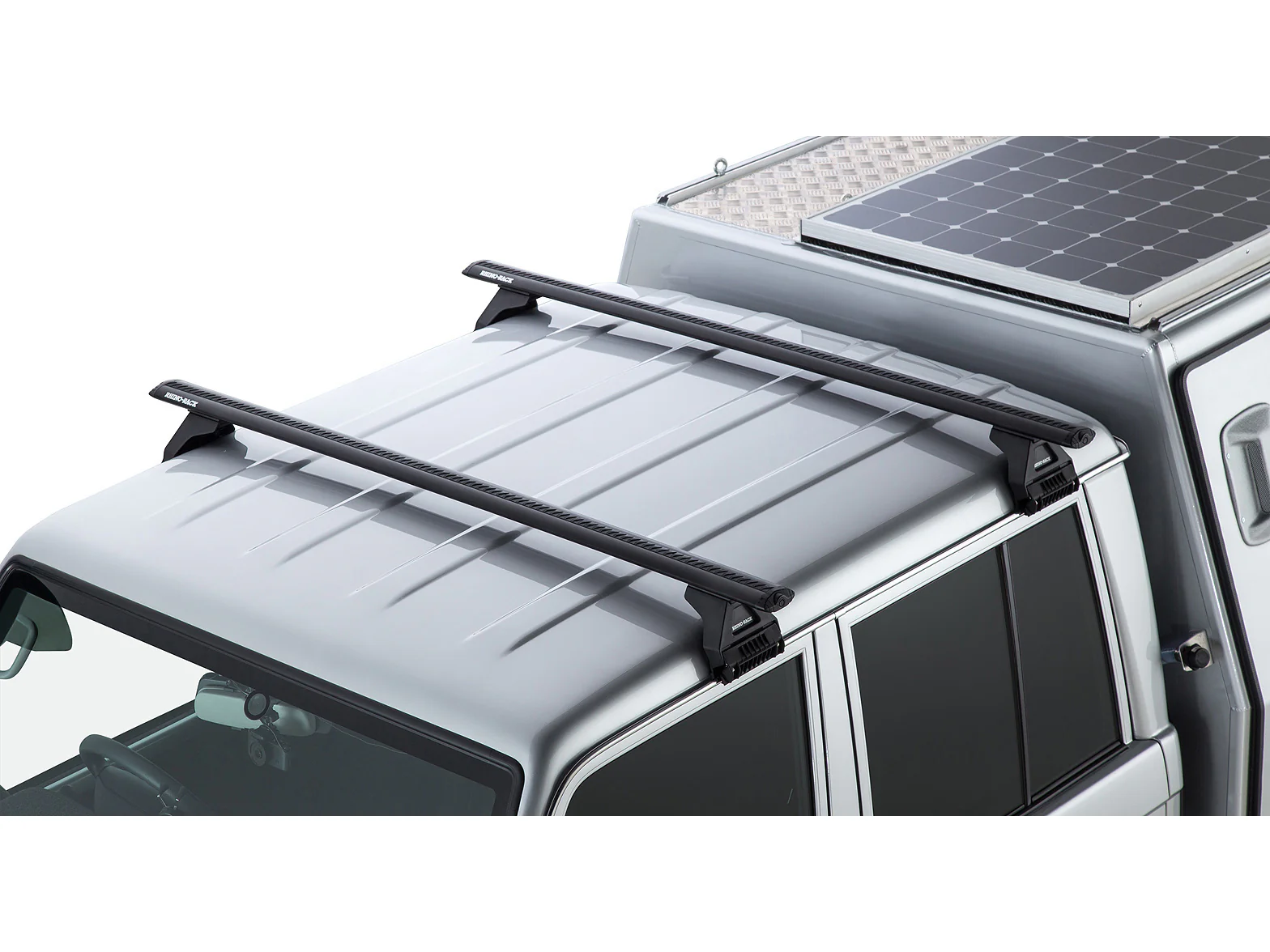 Kit 2 barres de toit Sportz 1500mm Toyota Land Cruiser HZJ79 GRJ79 double cab - RHINO-RACK - Image 6