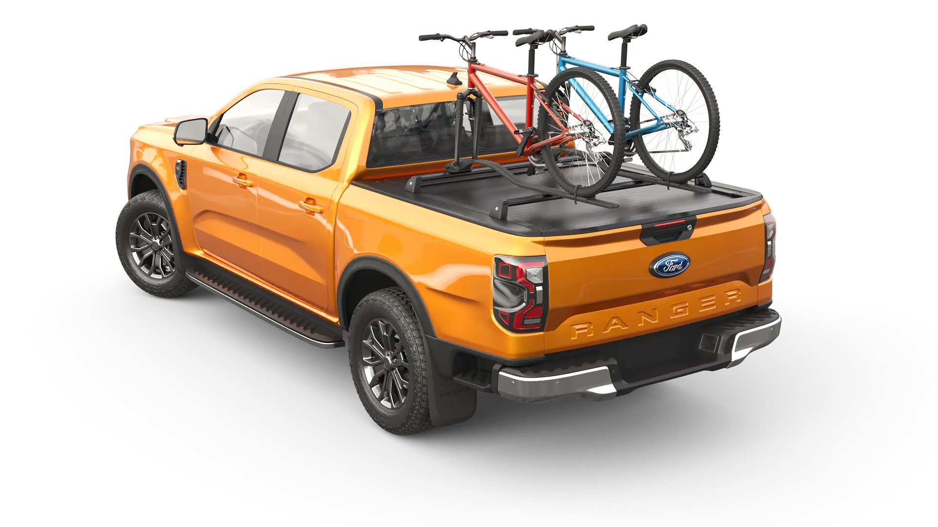 Kit 2x Barres de Toit Cargo pour Rideau EVO Mountain Top - Ford Ranger / VW Amarok 2023+ - Image 3