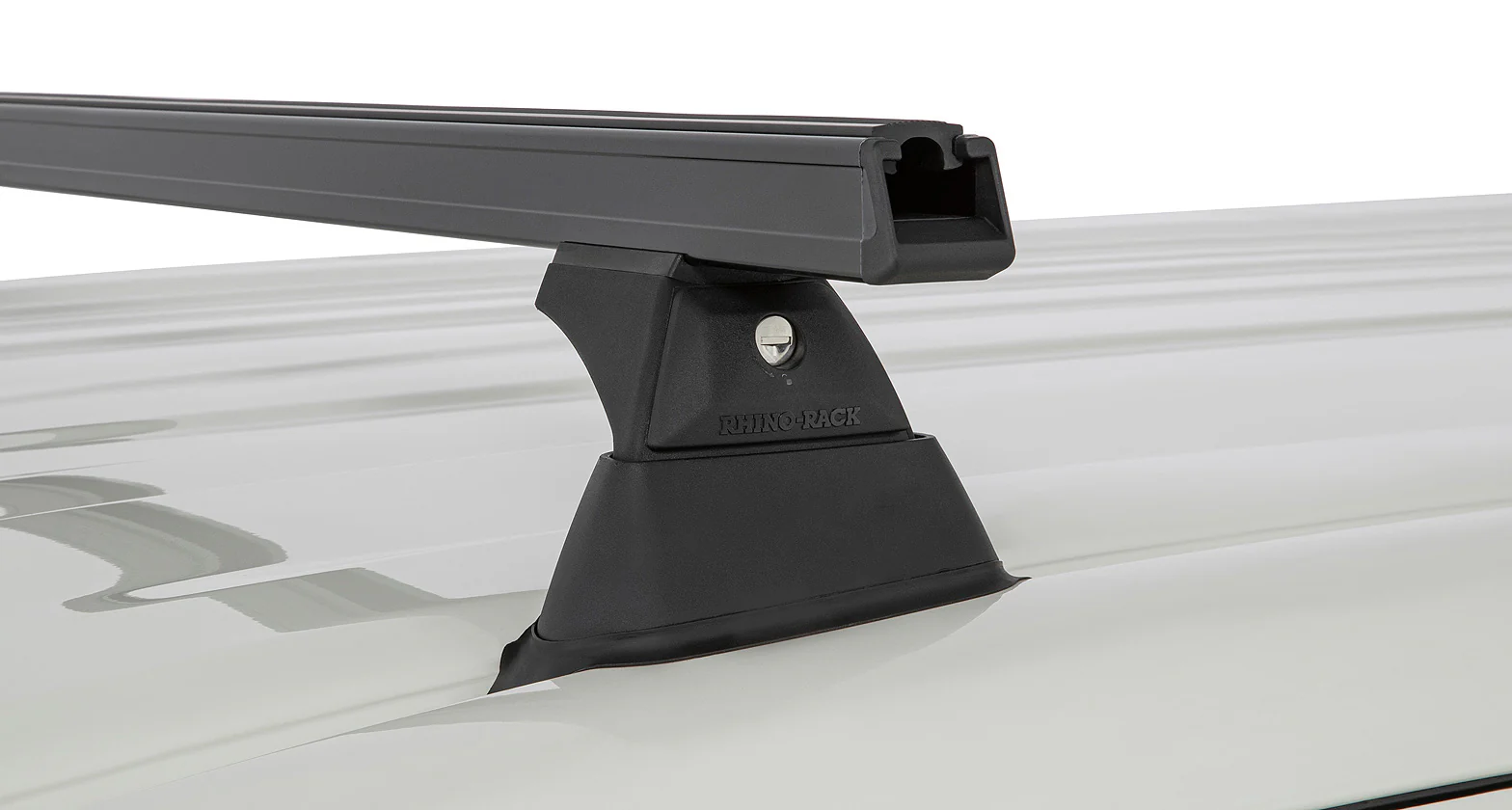 Kit 3 barres de toit noire 1650mm Heavy Duty avec pieds RCH Toyota Hiace Gen VI 2019+ - RHINO-RACK - Image 8