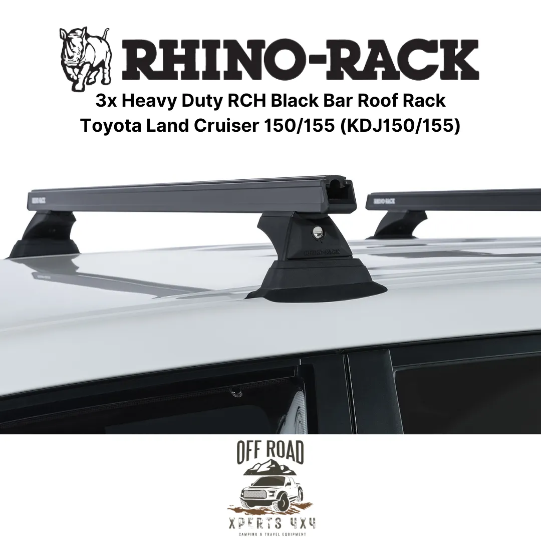 Kit 3x Barres de Toit Heavy-Duty - Toyota Land Cruiser 150/155 - RHINO-RACK - Image 5