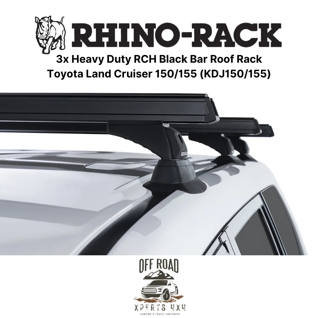 Kit 3x Barres de Toit Heavy-Duty - Toyota Land Cruiser 150/155 - RHINO-RACK - Image 6