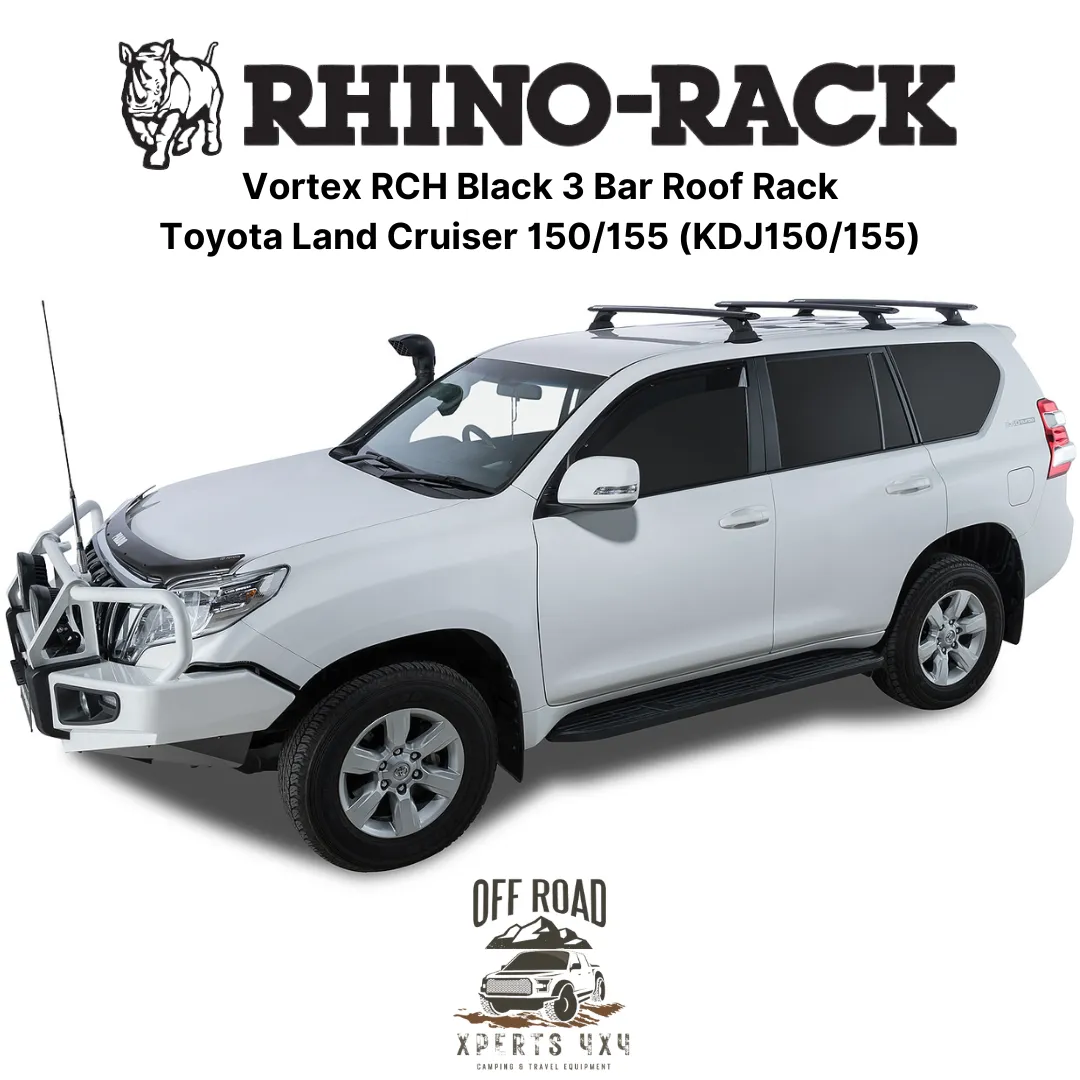 Kit 3x Barres de Toit Vortex - Toyota Land Cruiser 150/155 - RHINO-RACK - Image 2