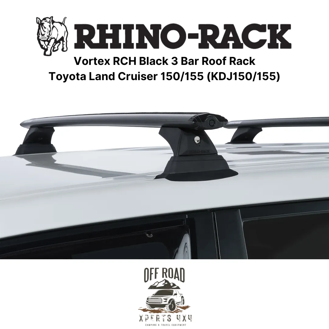 Kit 3x Barres de Toit Vortex - Toyota Land Cruiser 150/155 - RHINO-RACK - Image 6