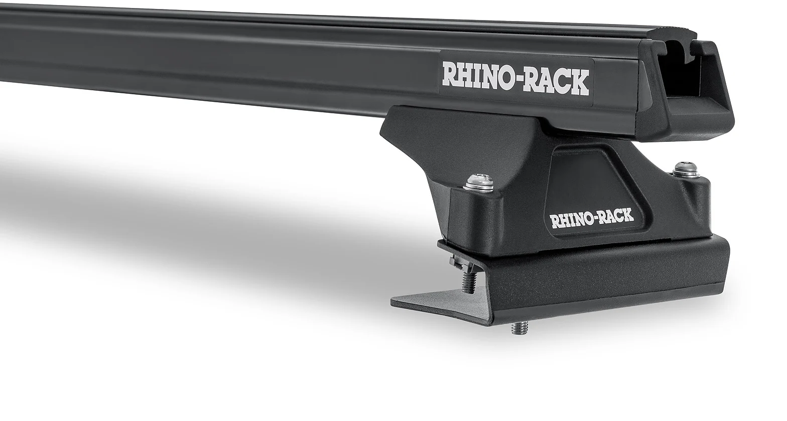 Kit 4 barres de toit noire Heavy Duty 1800mm avce pieds RLTP Ford Transit 2014+ - RHINO-RACK - Image 3
