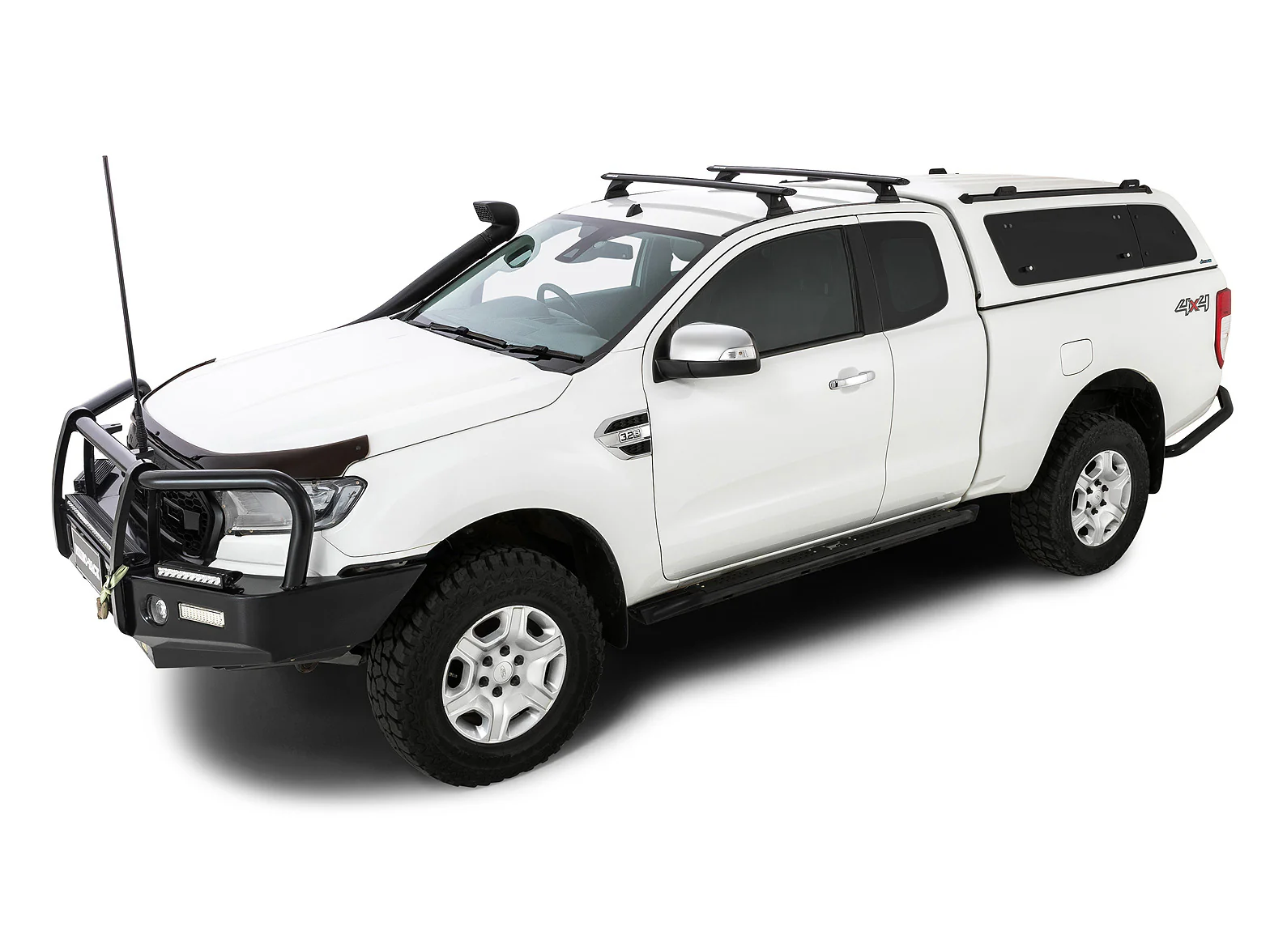 Kit 2 barres de toit Sportz 1260mm Ford Ranger T6 T7 T8 Super Cab 2011-2022 - RHINO-RACK - Image 5