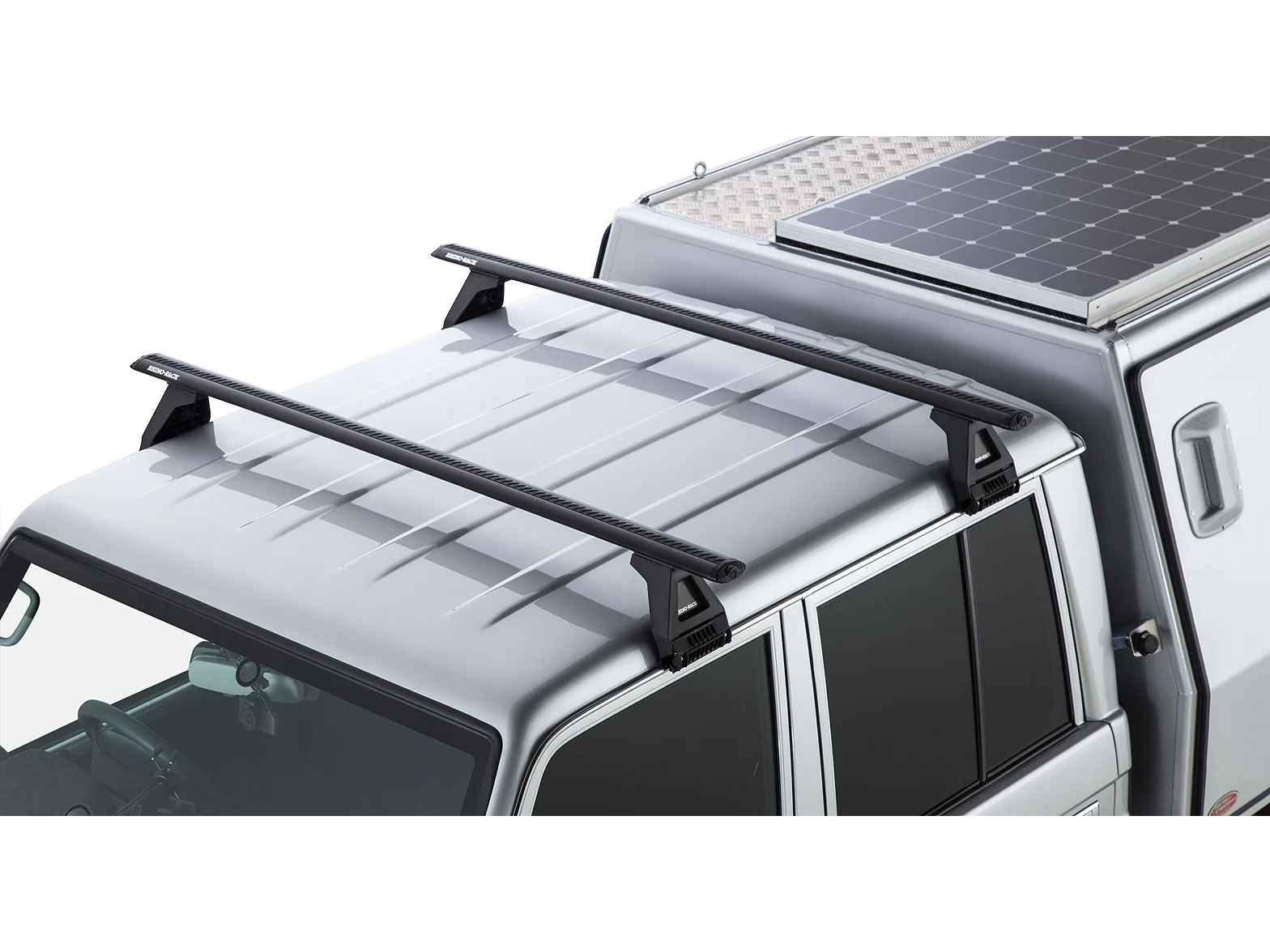 Kit 2 barres de toit Sportz 1500mm Toyota Land Cruiser HZJ79 GRJ79 double cab - RHINO-RACK - Image 6