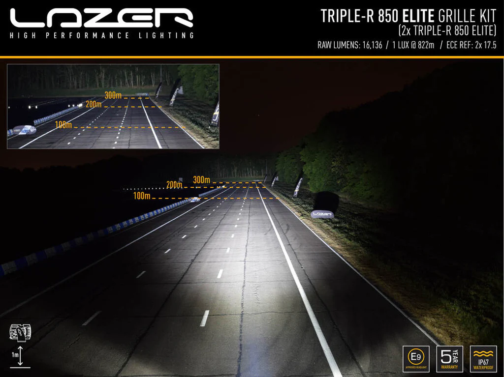 Kit Calandre Lazer Triple-R 850 LED Ford Ranger RAPTOR 2023+ - Image 6