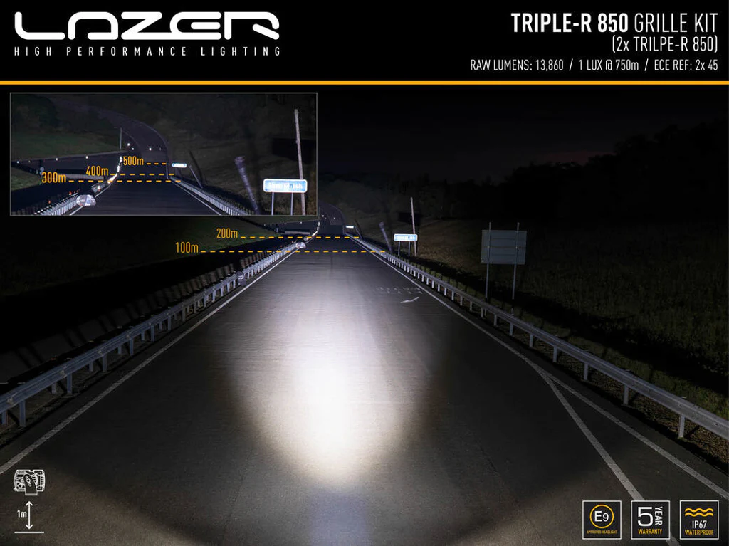 Kit Calandre Lazer Triple-R 850 LED Ford Ranger RAPTOR 2023+ - Image 8
