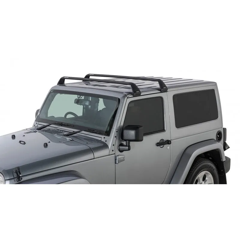 Kit de 2 Barres de Toit Vortex SG Black - - Jeep JK/JL - RHINO-RACK