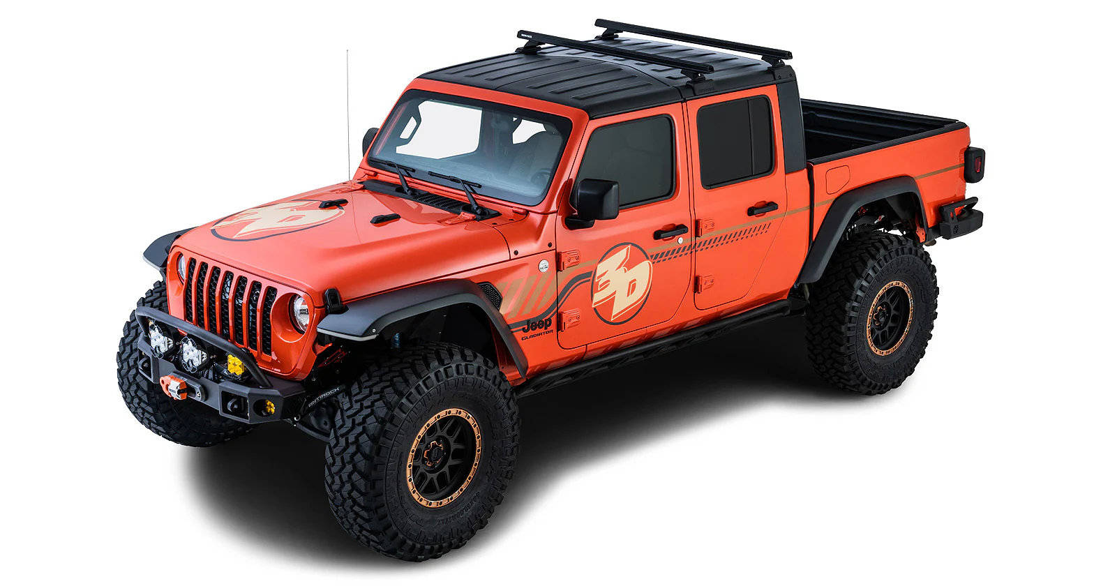 Kit de 2x Barres de toit 1500mm Backbone - Jeep Gladiator JT - RHINO-RACK - Image 10