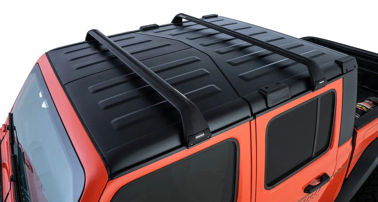 Kit de 2x Barres de toit Vortex SG Black - - Jeep JK/JL/JT 4 portes - RHINO-RACK - Image 5