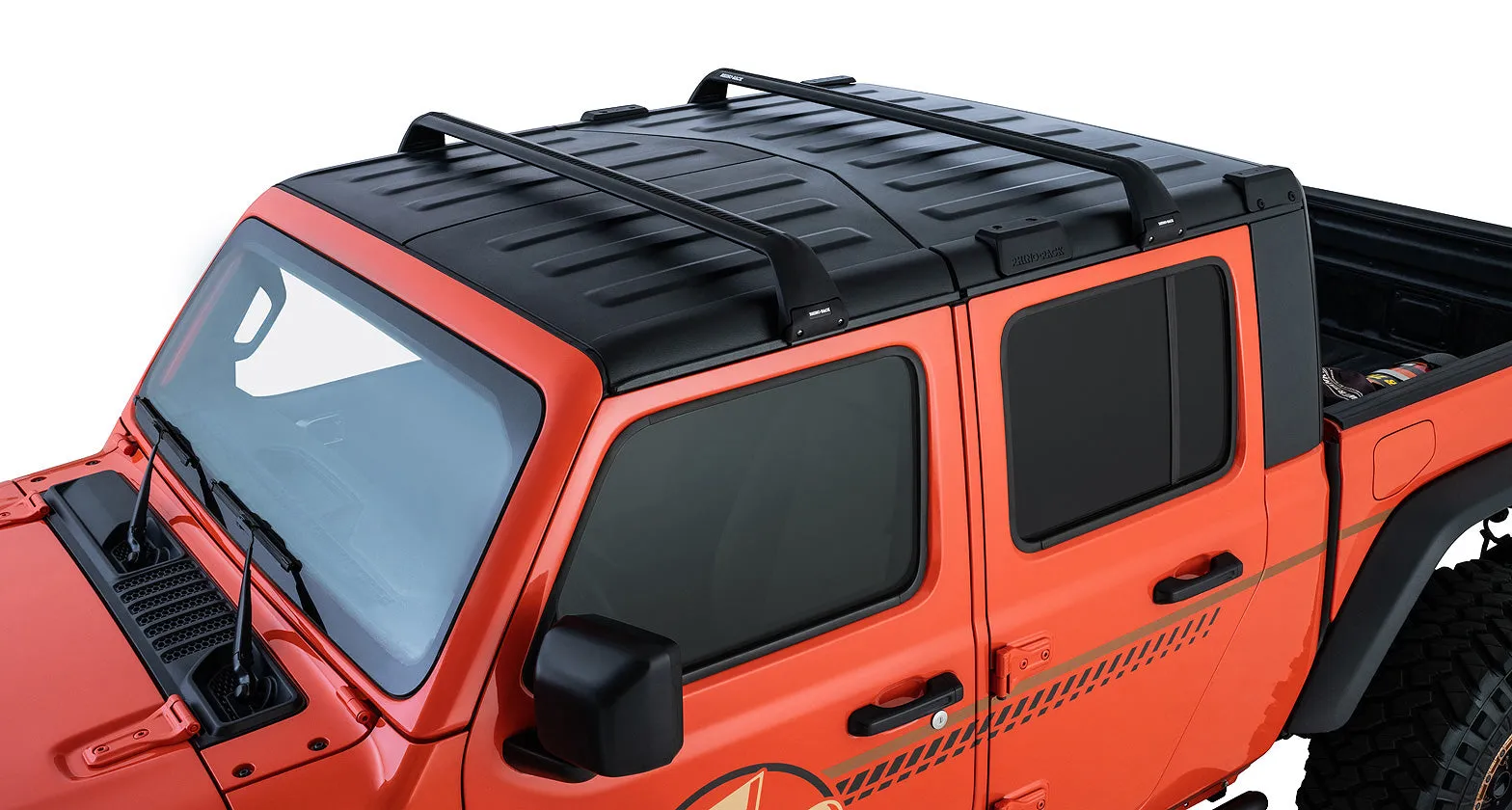Kit de 2x Barres de toit Vortex SG Black - - Jeep JK/JL/JT 4 portes - RHINO-RACK - Image 6