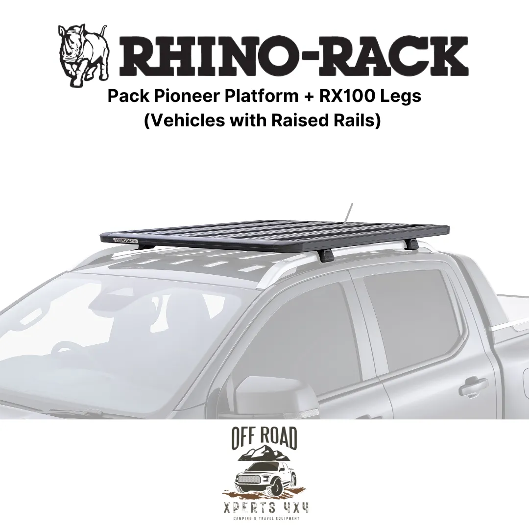 Kit Galerie de Toit 1500x1240mm sur Barres Longitudinales - RHINO-RACK - Image 2