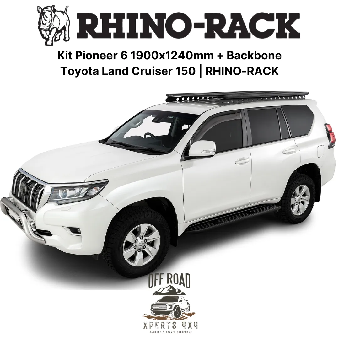 Kit Galerie de Toit 1900x1240mm avec Backbone | Toyota Land Cruiser 150 - RHINO-RACK - Image 12
