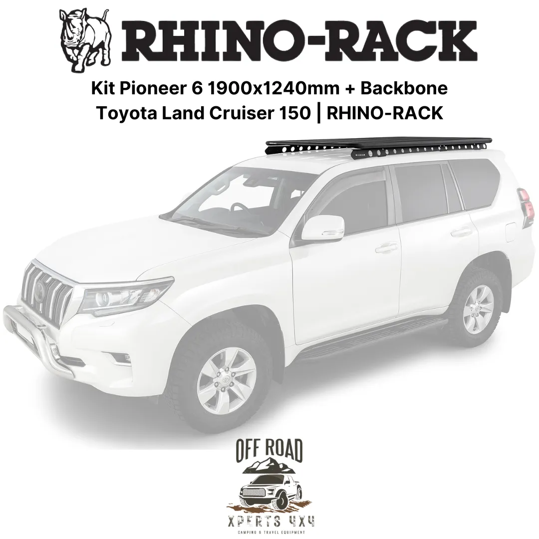 Kit Galerie de Toit 1900x1240mm avec Backbone | Toyota Land Cruiser 150 - RHINO-RACK - Image 6