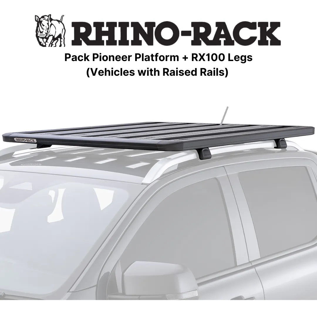 Kit Galerie de Toit 1900x1240mm sur Barres Longitudinales - RHINO-RACK