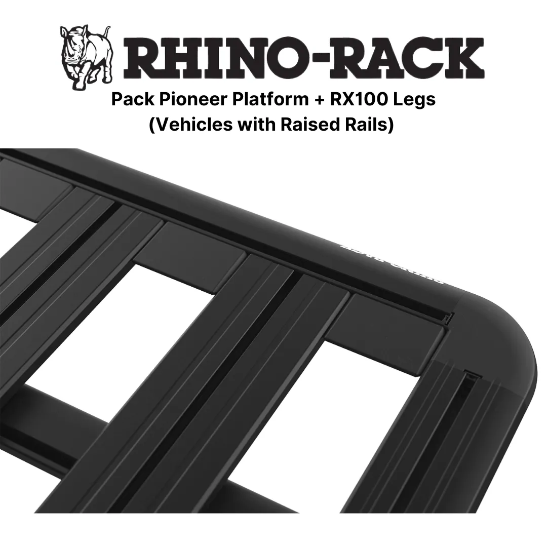 Kit Galerie de Toit 1900x1240mm sur Barres Longitudinales - RHINO-RACK - Image 10
