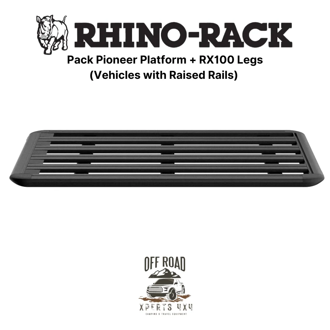 Kit Galerie de Toit 1900x1240mm sur Barres Longitudinales - RHINO-RACK - Image 4