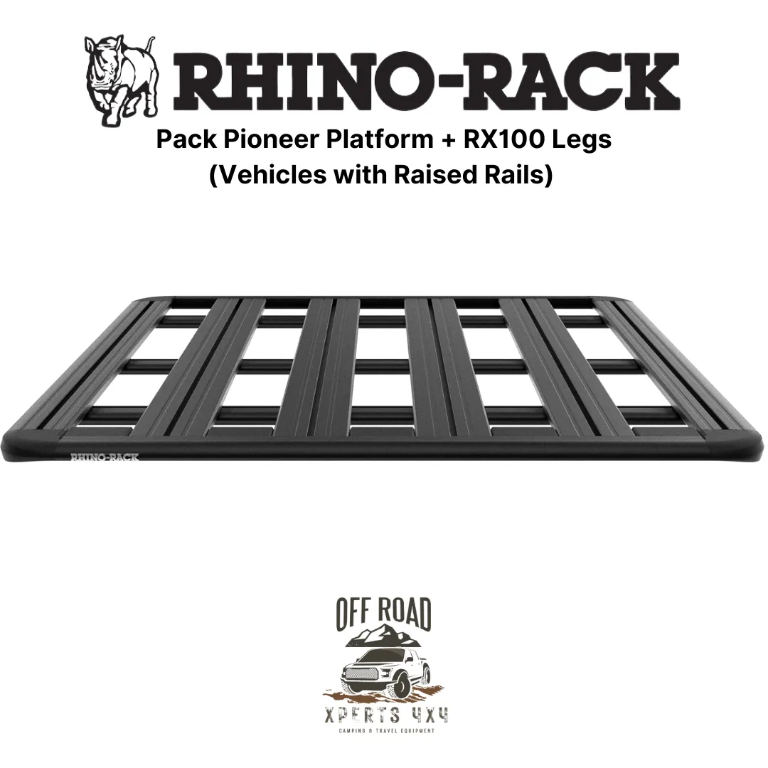 Kit Galerie de Toit 1900x1240mm sur Barres Longitudinales - RHINO-RACK - Image 5
