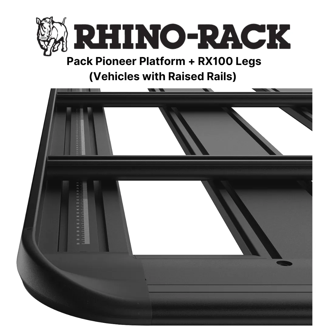Kit Galerie de Toit 1900x1240mm sur Barres Longitudinales - RHINO-RACK - Image 6
