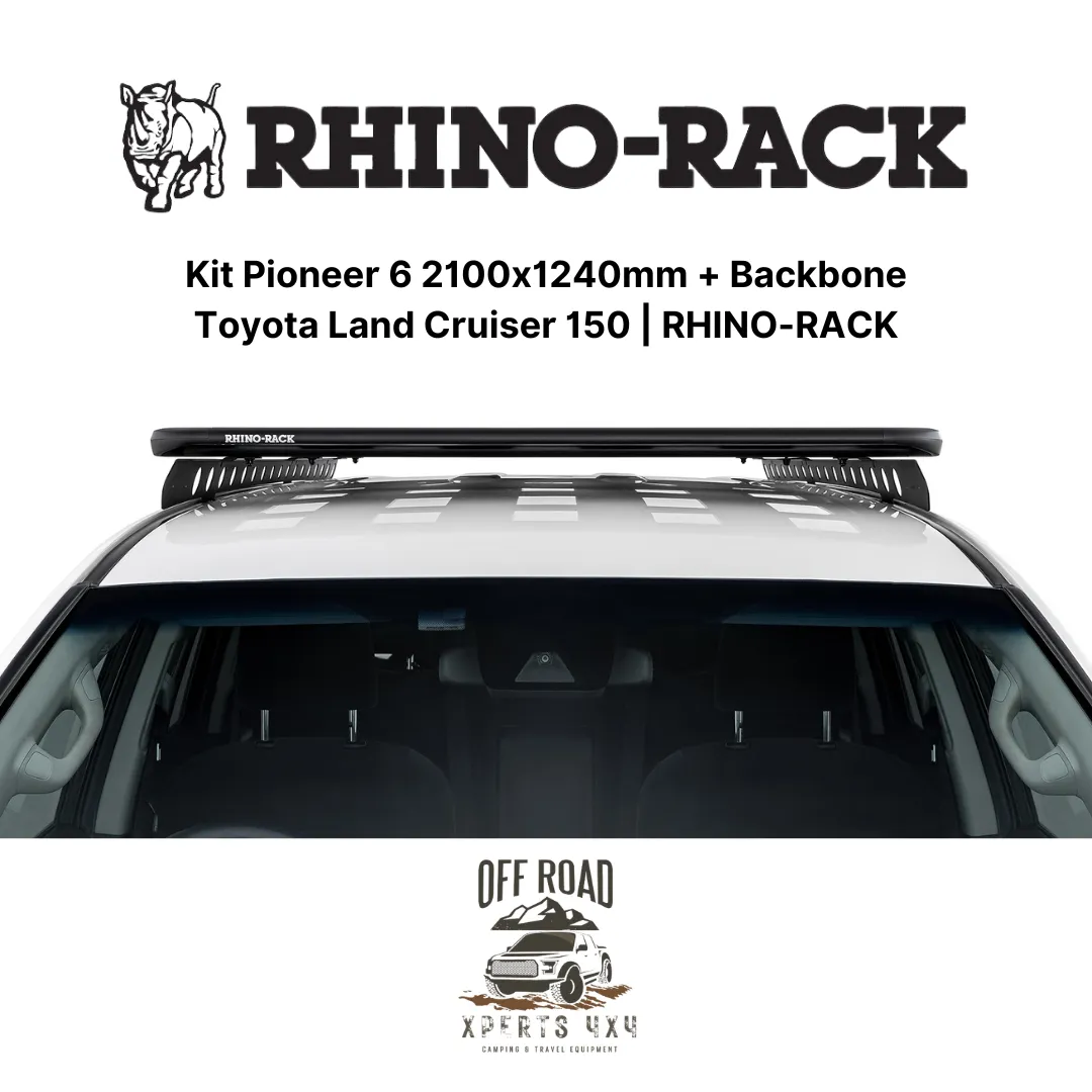 Kit Galerie de Toit 2100x1240mm avec Backbone | Toyota Land Cruiser 150 - RHINO-RACK - Image 3