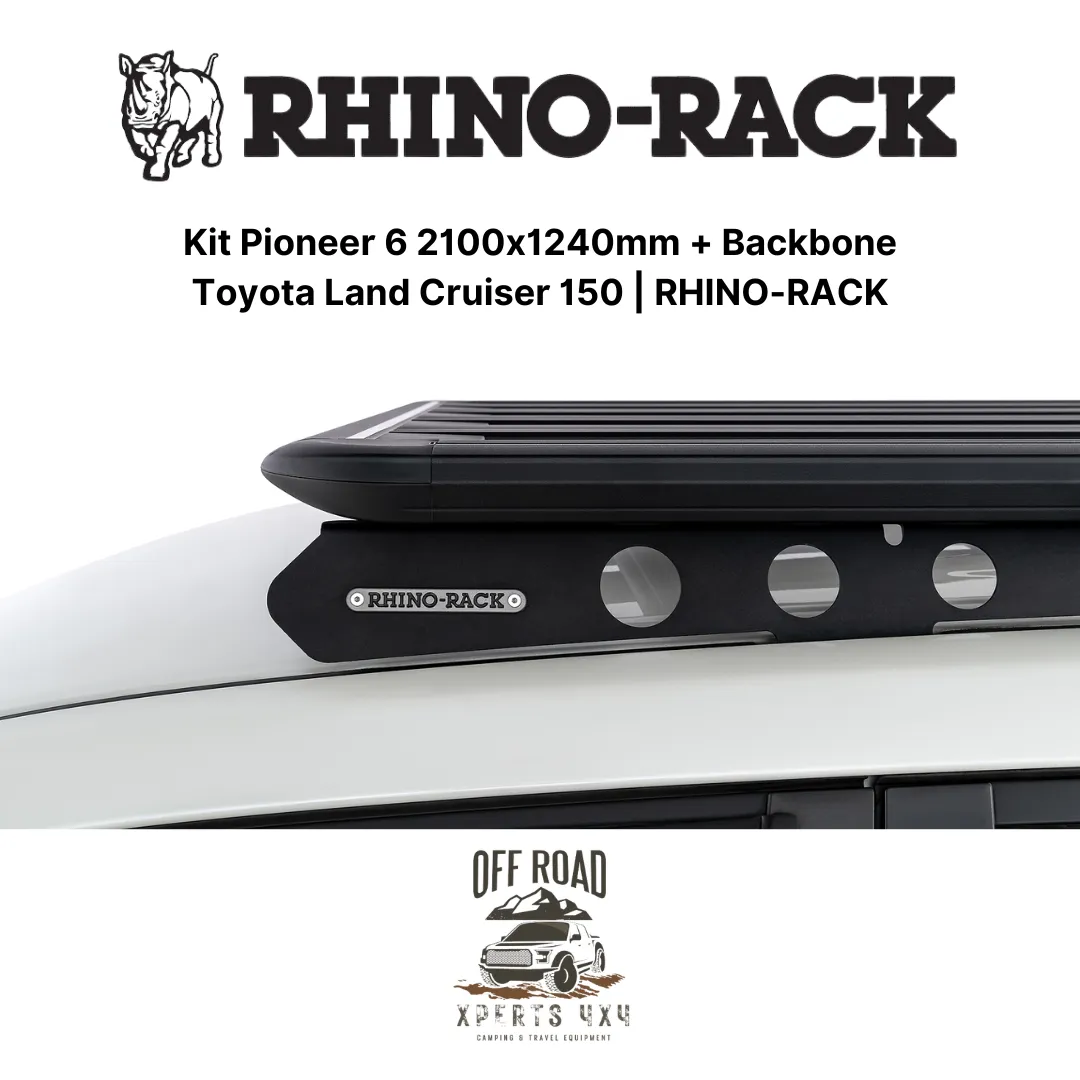 Kit Galerie de Toit 2100x1240mm avec Backbone | Toyota Land Cruiser 150 - RHINO-RACK - Image 6