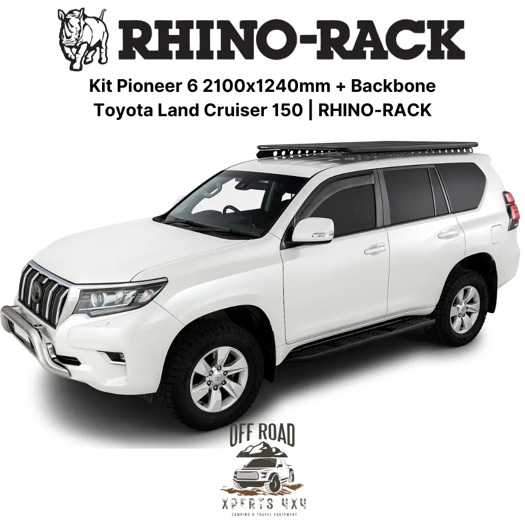 Kit Galerie de Toit 2100x1240mm avec Backbone | Toyota Land Cruiser 150 - RHINO-RACK - Image 9