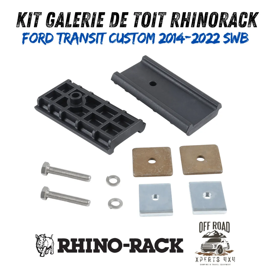 Kit Galerie de toit Ford Transit Custom SWB 2014-22 | 2700mm x 1472mm - RHINO-RACK - Image 3