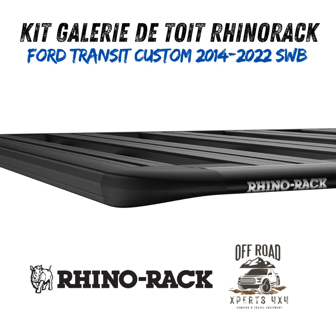Kit Galerie de toit Ford Transit Custom SWB 2014-22 | 2700mm x 1472mm - RHINO-RACK - Image 5