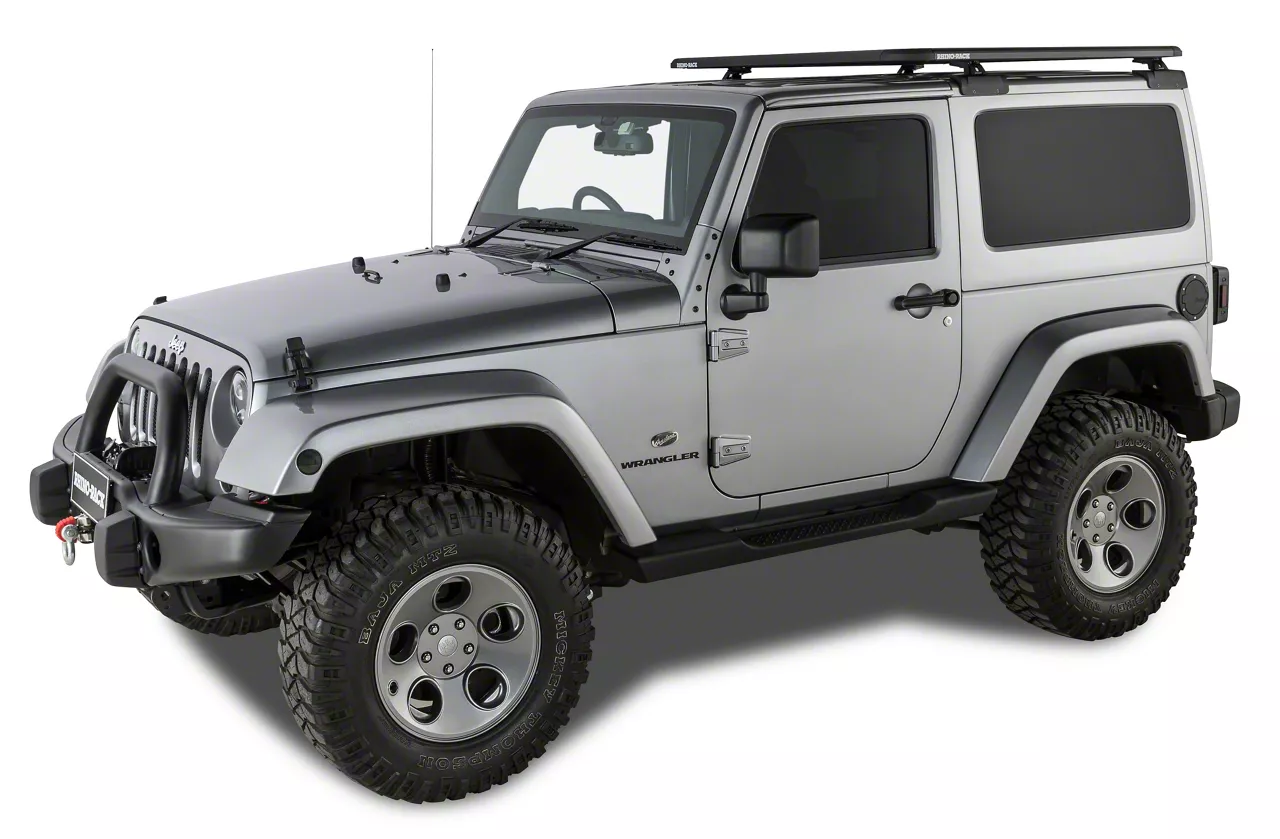 Kit Galerie de Toit + RCL Jeep Wrangler JK 2 Portes - 1300mm x 1430mm - RHINO-RACK - Image 3