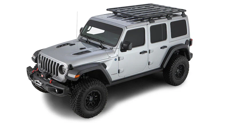 Kit Galerie de Toit + RLT600 Jeep Wrangler JL 4 Portes - 1800mm x 1430mm - RHINO-RACK - Image 2