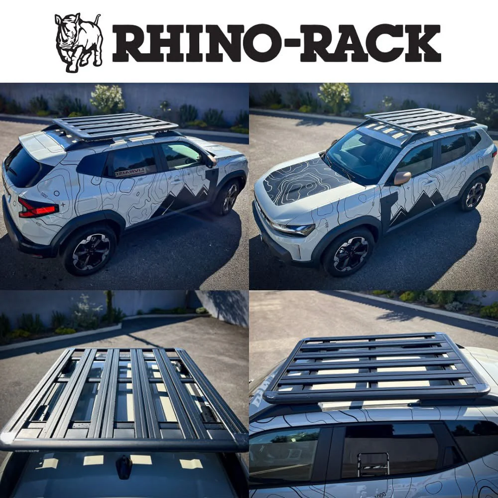 Kit Galerie intégrale Pioneer 1300x1240mm - Dacia Duster 2024+ - RHINO-RACK - Image 4
