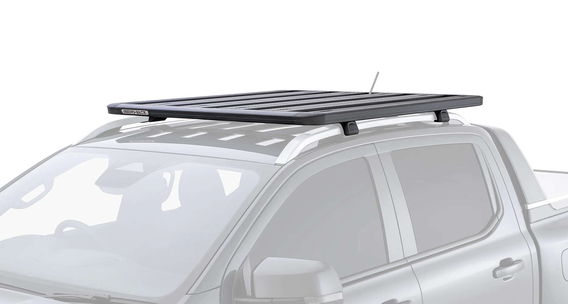 Kit galerie Pioneer 6 1300x1240mm sur rails de toit d'origine - RHINO-RACK