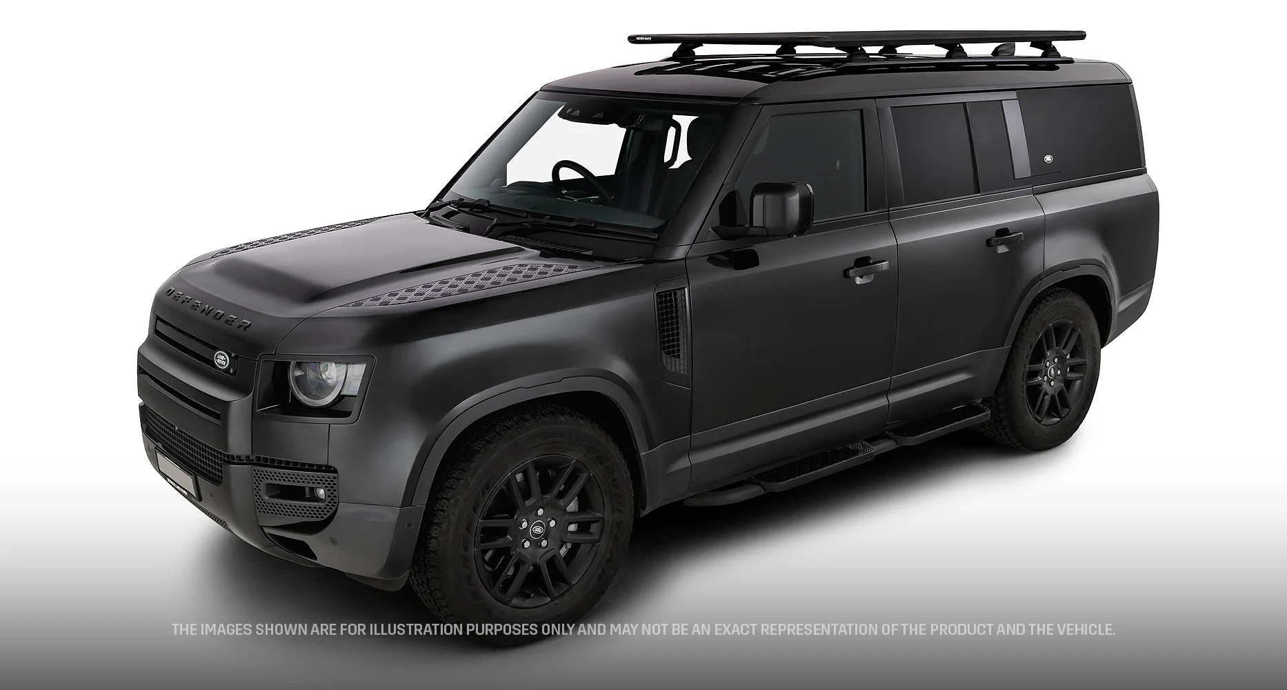 Kit galerie Pioneer 6 2100x1240mm pieds RCL Land Rover Defender II 130 L663 - RHINO-RACK