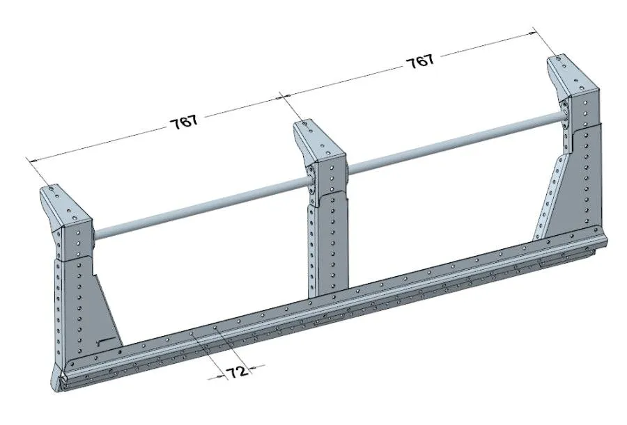Kit Galerie sur Benne avec Multi-Rack Extensible pour Toyota Hilux REVO Extra Cab - RHINO-RACK - Image 6