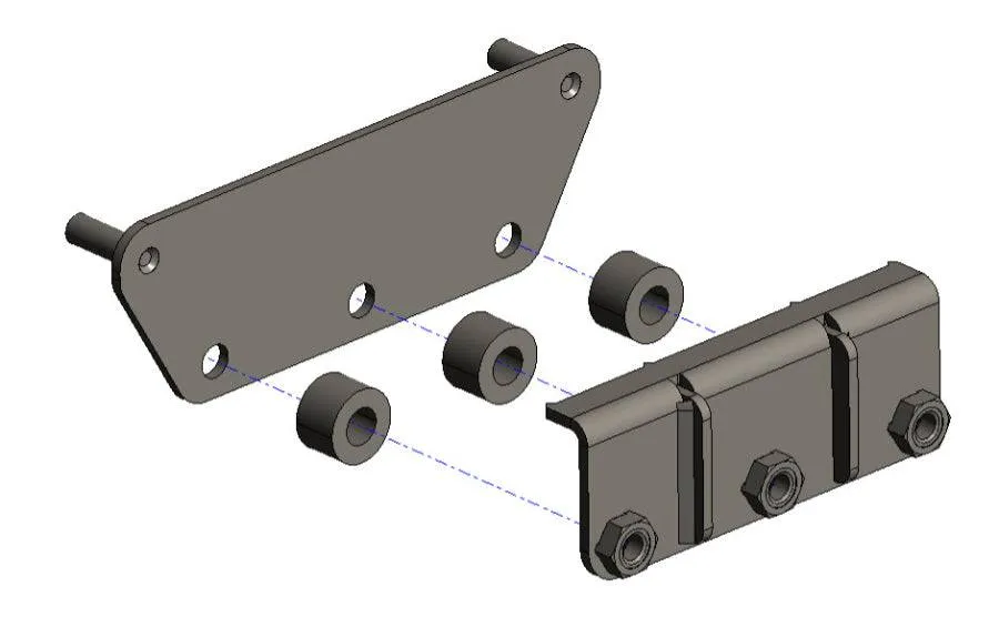 Kit Galerie sur Benne avec Multi-Rack Extensible pour Toyota Hilux REVO Extra Cab - RHINO-RACK - Image 8
