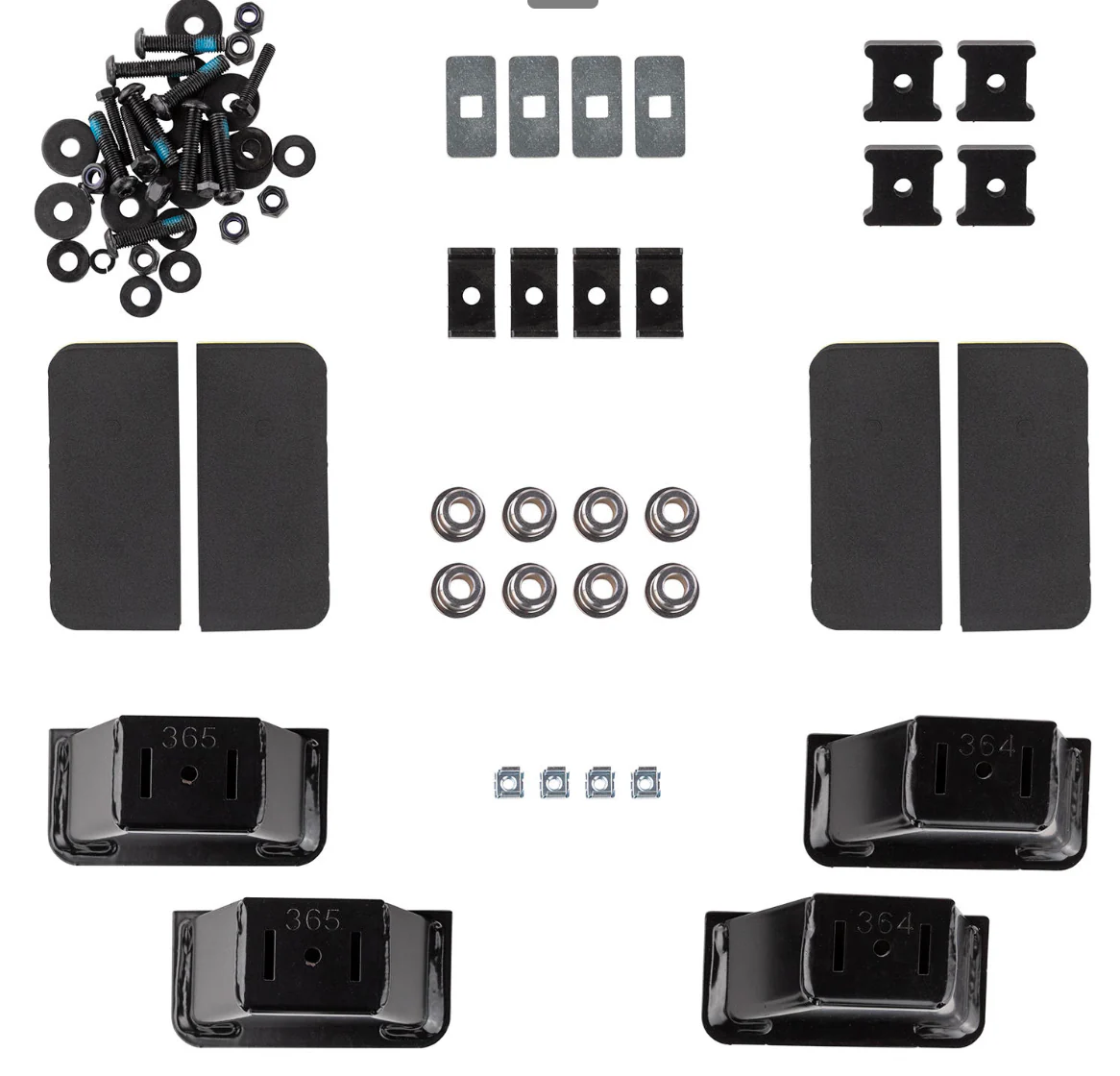 Kit Pieds Barres de Toit Hardtop ASCENT ARB - Ford Ranger