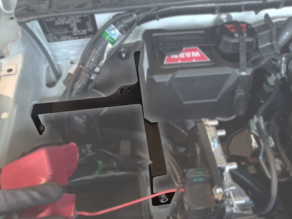 Kit support boitier relais treuil dans compartiment moteur Jimny 2018+ N4-Offroad - Image 2