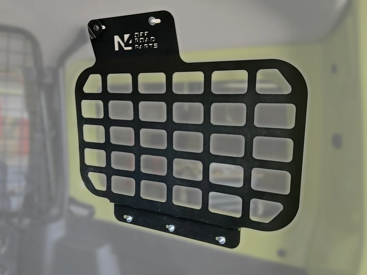 Kit supports accessoires MOLLE intérieur vitres arrière Suzuki Jimny 2018+ N4-Offroad - Image 5
