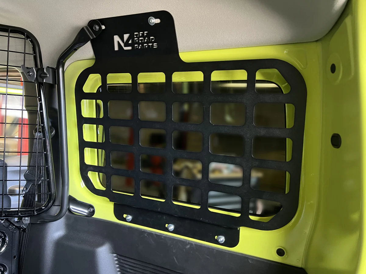 Kit supports accessoires MOLLE intérieur vitres arrière Suzuki Jimny 2018+ N4-Offroad - Image 6