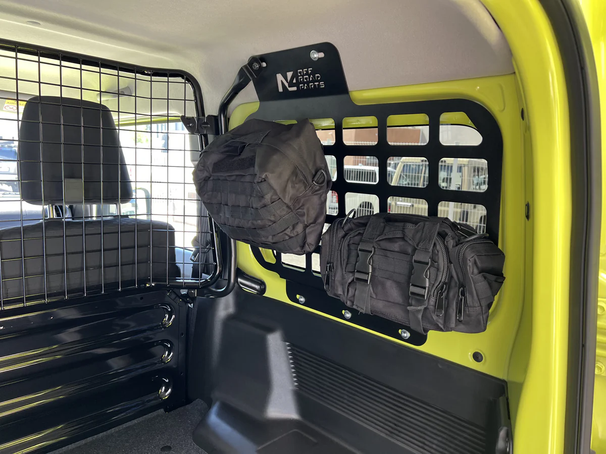 Kit supports accessoires MOLLE intérieur vitres arrière Suzuki Jimny 2018+ N4-Offroad - Image 7