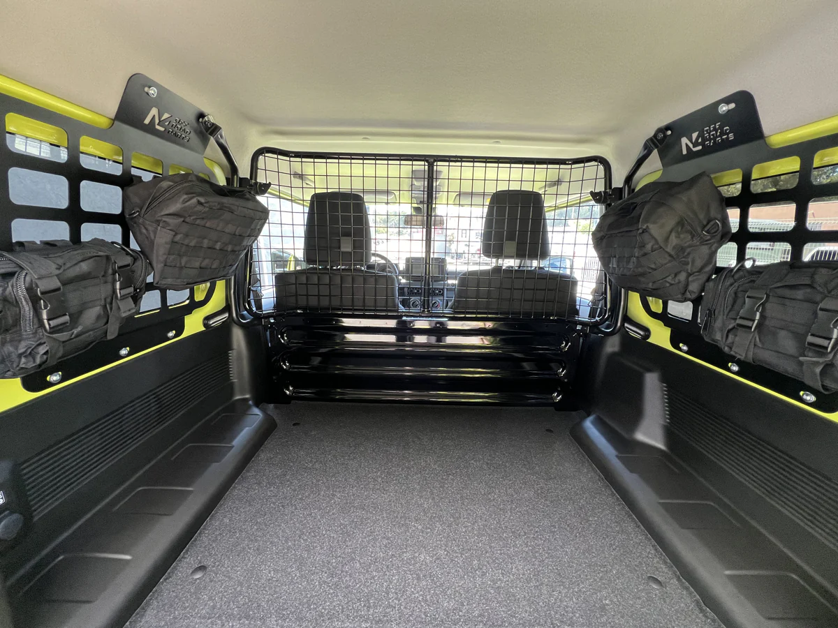 Kit supports accessoires MOLLE intérieur vitres arrière Suzuki Jimny 2018+ N4-Offroad - Image 8