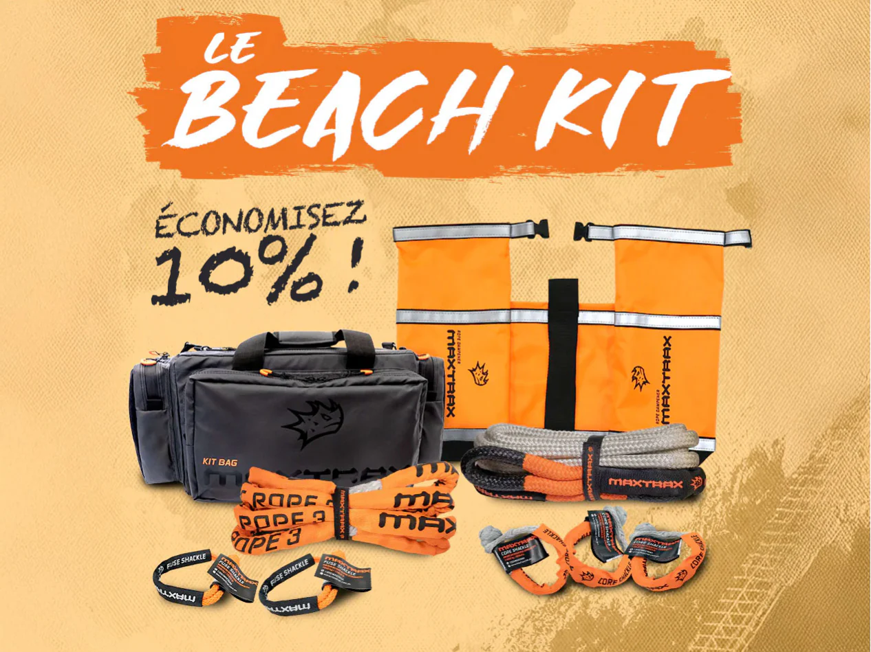 Kit Treuillage MAXTRAX Recovery Beach - Plages & Zones Sableuses