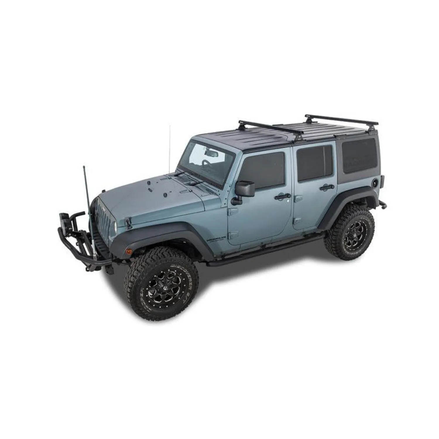 Kit x2 Barres de Toit 1500mm Heavy Duty (Système Backbone) - Jeep Wrangler JK 4 portes - RHINO-RACK - Image 2