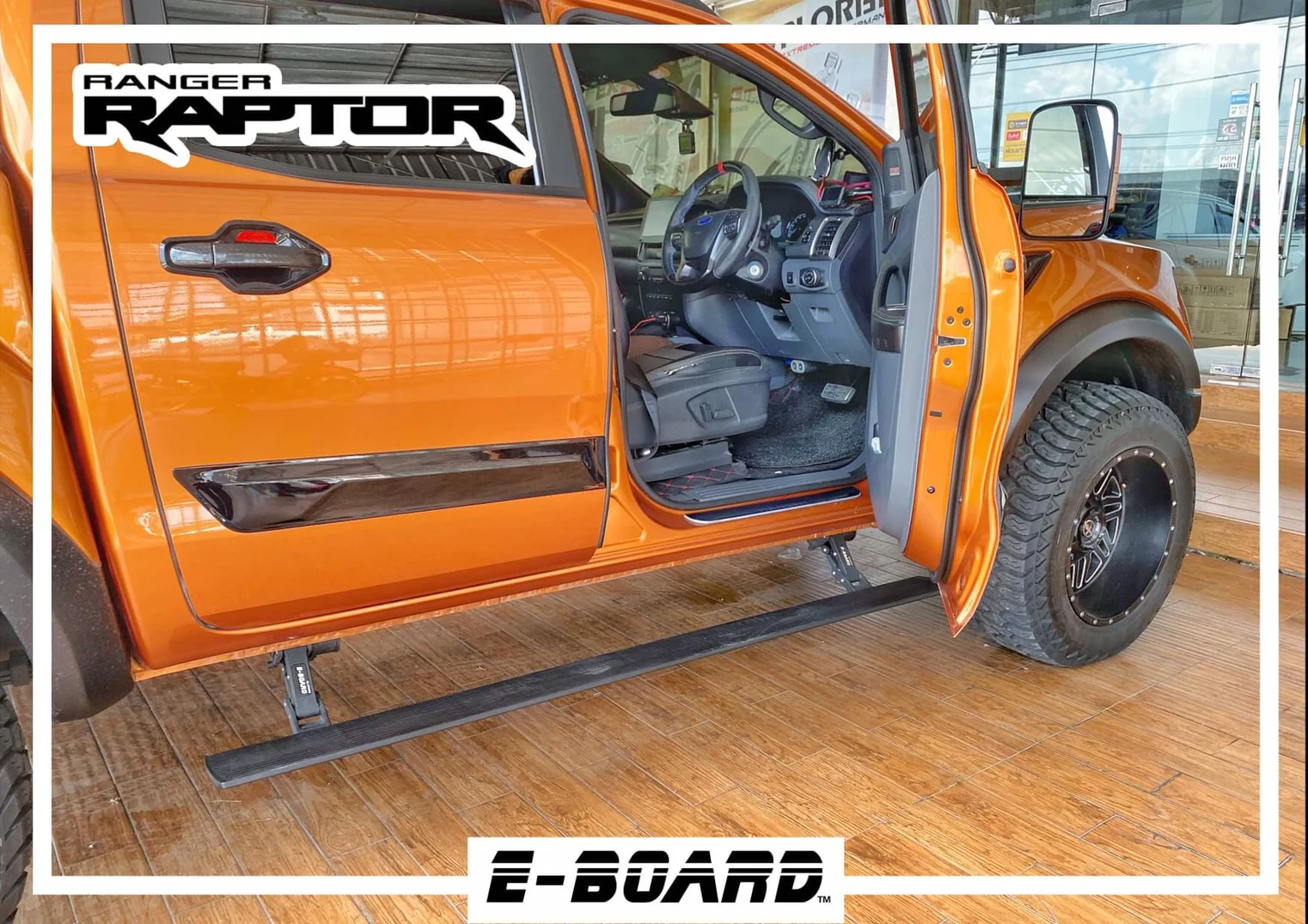 Marche-Pied Électrique T-MAX Ford Ranger/Raptor 2014-22 Double Cab | E-Board - Image 5