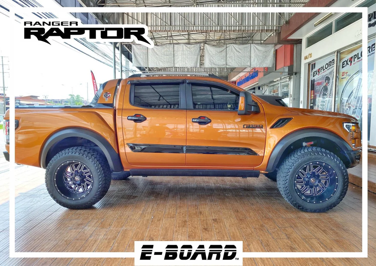Marche-Pied Électrique T-MAX Ford Ranger/Raptor 2014-22 Double Cab | E-Board - Image 6